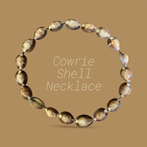 Unsigned | Jewelry | Vintage Cowrie Shells Strung On Metal Chain ...